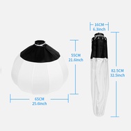 500W LED light ไฟถ่ายรูป ไฟไลฟ์สด ไฟสตูดิโอ ไฟ with 65cm Lantern Softbox & Tripod Stand for Photo Vi