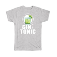 Gift T-Shirt : Gin And Tonic Cocktail Lovers Home Bar Wall Decoration Poster