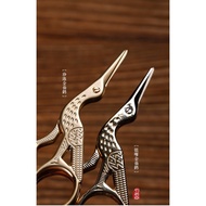 Hook Thread Scissors, craft, decoupage, Antique Art And Scissors Vintage Crane Scissors, TBurung Cra