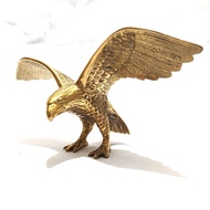 Gold Eagle brass deco | Bronze brass eagle statue