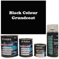 BLACK COLOUR GROUNDCOAT AIKKA TDM ULTRA DIAMOND EFFECT 2K PAINT