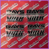 ♈ ✸ ◆ Volks Rays Inspired Mags Decals 1 Set