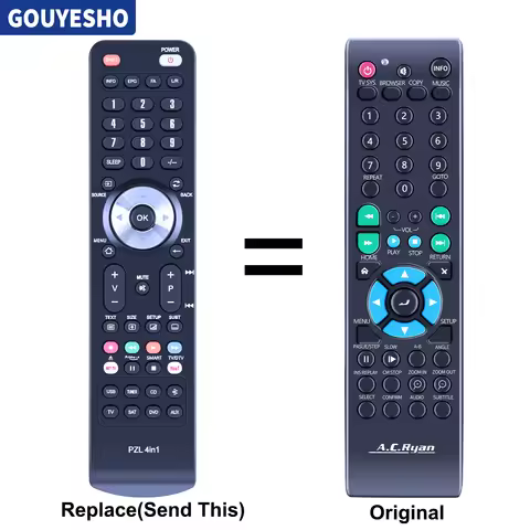New Replacement Remote Control For A.C. Ryan ACR-PV73100 PlayON! HD Media Player