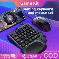 M1 Pro Mobile Controller Converter Luminous Mouse and Luminous Keyboard for PC Gaming for Android Ph