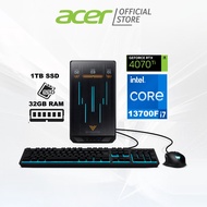 [NVIDIA RTX4070Ti &amp; Intel i7-13700F] Predator Orion X POX-650 (i713R321TS47Ti) Gaming Desktop | 32GB RAM