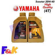 100% ORIGINAL YAMALUBE SCOOTER 4T 20W-40 YAMAHA SCOOTER