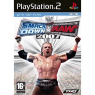 PS2 Game WWE Smack Down VS Raw 2007