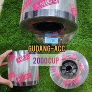 Lid Sealer Amigo Plain 2000 Cup / Sealcup Amigo Plain 2000 Glasses