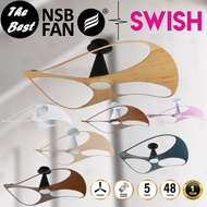 NSB FAN SWISH 48 Inches DC Motor 3 Blades With Remote Designer Fan | Ceiling Fan