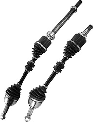 39101ED805 39101EL005 2 PCS Front CV Axle Shaft Assembly (1.8L ONLY) for Nissan Versa 2007-2012,Tiid