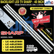 BACKLIGHT TV LED SHARP 40 INCH LC-40LE180I LC-40LE185I LC-40LE295I LC-40LE380X 40LE180I 40LE185I 40L