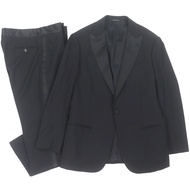 全新 ▼ GIORGIO ARMANI SOHO 100% 純羊毛，100% 真絲襯裡，黑色標籤，單件西裝，尺寸 52，義大利製造，正品，男士