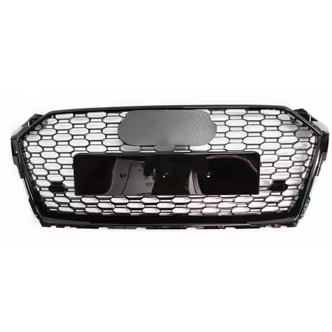 Honeycomb Grill Front Hood Grille Car Front Bumper Grill Center Grille for RS5 Grill for A5/S5 B9 20