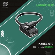 [JaVis] Ugreen Micro USB OTG Adapter Micro USB OTG For Mobile Phone Camera 15cm