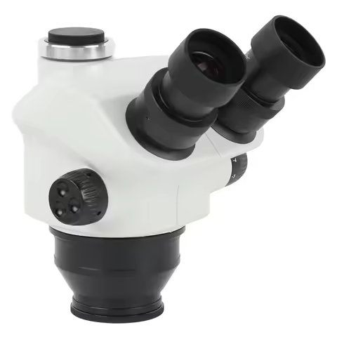 7-50X Simul-Focus Zoom Stereo Trinocular Microscope Head 0.3x 0.5x 0.7x 0.75x 1.5x 2x Auxiliary Obje