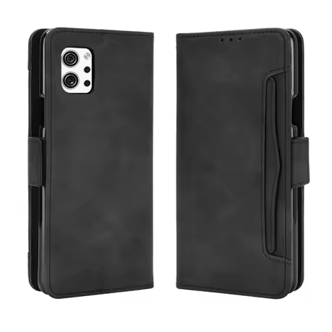 Leather Shockproof Phone Case Card Slot Wallet Magnetic Buckle Cover Type Many Card Slot For LG Q52 