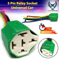 Universal Car Relay 5 Pin Relay Socket Relay 5 Pin 12V 40A 87 Ceramic Relay Socket