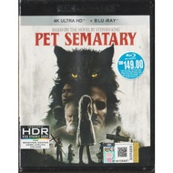 4K BLURAY : PET SEMATARY ( ORIGINAL 4K + NORMAL BLURAY )