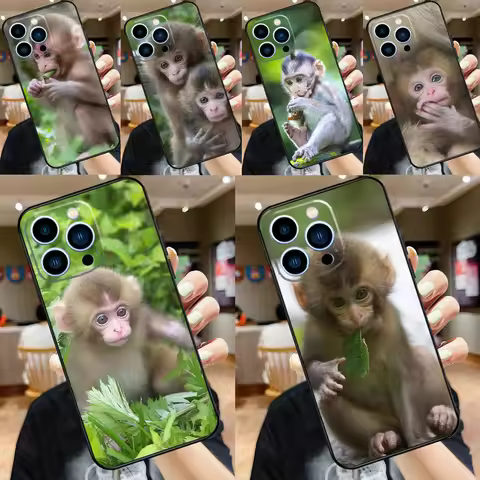 Cute Baby Monkey Animal For Huawei Nova 8i 12i 11i 12s Y73 Y72 Y61 Y91 Y90 Y70 Y60 9 10 SE P30 P40 L