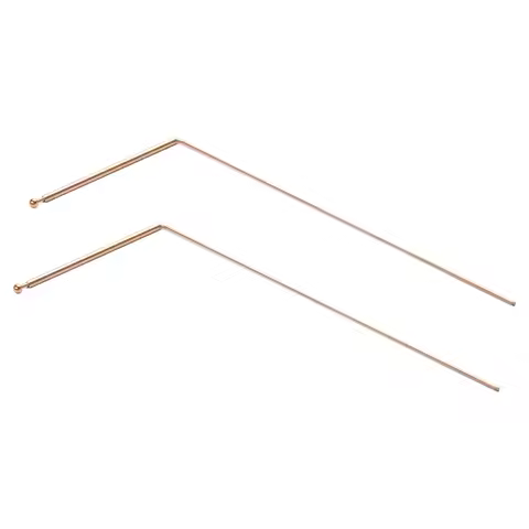 2Pcs 99.9% Copper Divining Dowsing Rods Metal Detector For Water Treasure Finding Tools Copper Probi