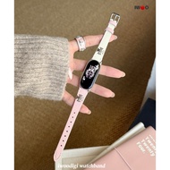 For Xiaomi/mi band 10/nfc/mi band 9/Ceramic/mi band 8女生皮质表带