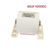 White Capacitor 40UF 1000VDC