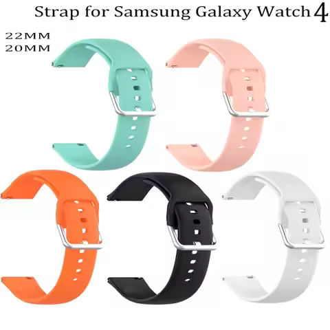 22mm 20mm Strap for Samsung Galaxy Watch 5/5 pro/4 44mm 40mm Active 2 Band Gear 3 Sport Bracelet Sam