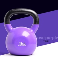 AiMeiShi premium rubber-coated electrostatic steel kettlebell 18kg