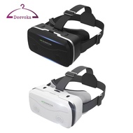 [deevoka] VR Headset for Phone Comfortable Support 4.7-7.2" Smartphones Wide Angle Universal 3D Head