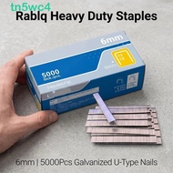 TN5WC4 2boxes（10000pcs） U-Shaped Staples, Galvanized Steel Premium Material Galvanized Staples, Smoo