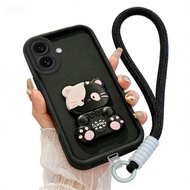 Case for infinix smart 9 10 infinix hot 50i 5g tecno spark go 2 phone casing Softcase Cover cute cat