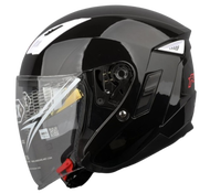 หมวกกันน็อคครึ่งใบ INDEX Astro ราคา 1390.- พร้อมแว่นด้านใน