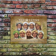 WALI SONGO POSTER ULAMA - WALL DECORATION HOME DECORATION