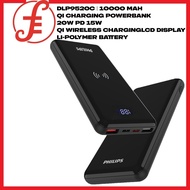 Philips DLP6812C | DLP1810CB | DLP9520C | 10000 mAh Qi Charging Powerbank | 20W PD 15W Qi Wireless Charging | LCD display | Li-Polymer Battery