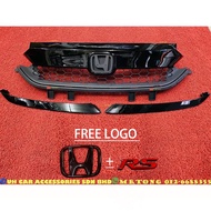 Honda City Gn2 2020 2021 Rs Front Bumper Grill Gille (FREE RS / H EMBLEM LOGO) Lower Grill Bottom Grill READY STOCK 