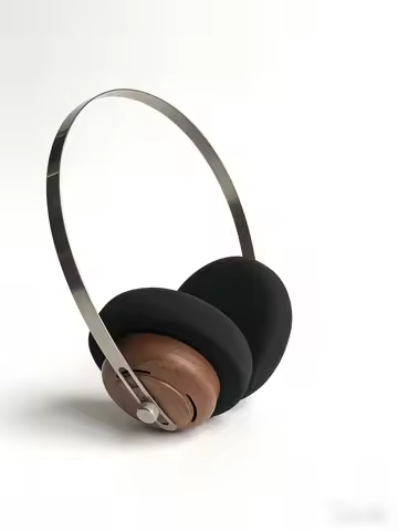 Wooden Wired Headphones, True Lossless Music Headphones, HiFi mini lightweight Minimalist Headphones