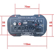 [Pilihan Terbaik] Papan Penguat Kuasa T5 Bluetooth 2003 5 inci 12V Subwoofer FM Kereta 220V Papan Pe