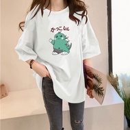 M-5XL Plus Size Loose Tshirt Women Murah Muslimah Wanita Lengan Pendek Baju Perempuan Clothes