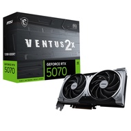 MSI GEFORCE RTX 5070 VENTUS 2X OC BLACK / WHITE 12GB GDDR7 192bit 6144CC DX12 NVIDIA DLSS 4 DUAL FAN
