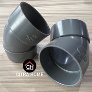45 degree PVC Knee Length 1.1/