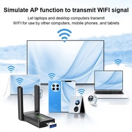 Shinkle WiFi Adapter AC1800 WiFi5 5G&2.4G USB WiFi Card Dongle for PC Wifi Antenna USB Network Card