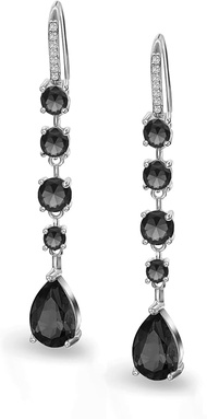 Bride Bridesmaid Teardrop Long Dangle Earrings for Women Trendy Hook Dangling Earrings Fit Wedding P