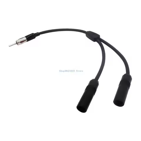 T3LF 1 For 2 Car Antenna Cable Adapter Aluminum Plug Car Special Radio Antenna Aerial