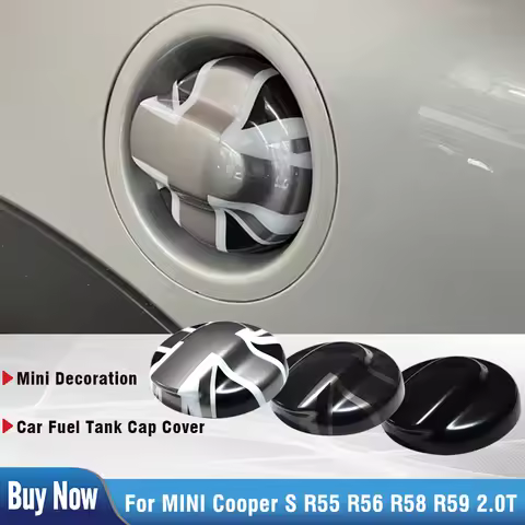 Brand New Plastic Style Black Fuel Tank Cover For MINI Cooper S JCW R55 R56 R58 R59 2.0T Car-Styling