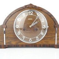 Antique Vintage German Mantel Clock JUNGHANS Shelf Bracket 8 day 1950s