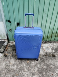 American Tourister 藍色行李箱