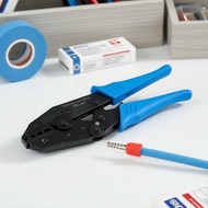 European Style Tubular Crimper HS-40J Set for 0.25-6.0mm2 23-10AWG Terminals Pemerah Tiub Gaya Eropa