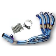 EXHAUST MANIFOLD Z900 TITANIUM BLUE