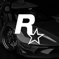 Car sticker JDM modified video game peripheral GTA5 flying car R star car sticker body scratch stick