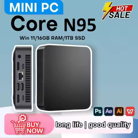 2026 New MINI PC Windows 11 Pro Core N95 32GB RAM 1TB 2TB SSD WIFI 6 BT5.2 4K HD Mini Gaming Office 
